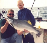 Sport Fishing On Lake Michigan