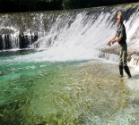 Fly Fishing At Reka Hisa, Slovenia