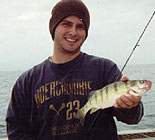 Perch fishing in Lake Erie
